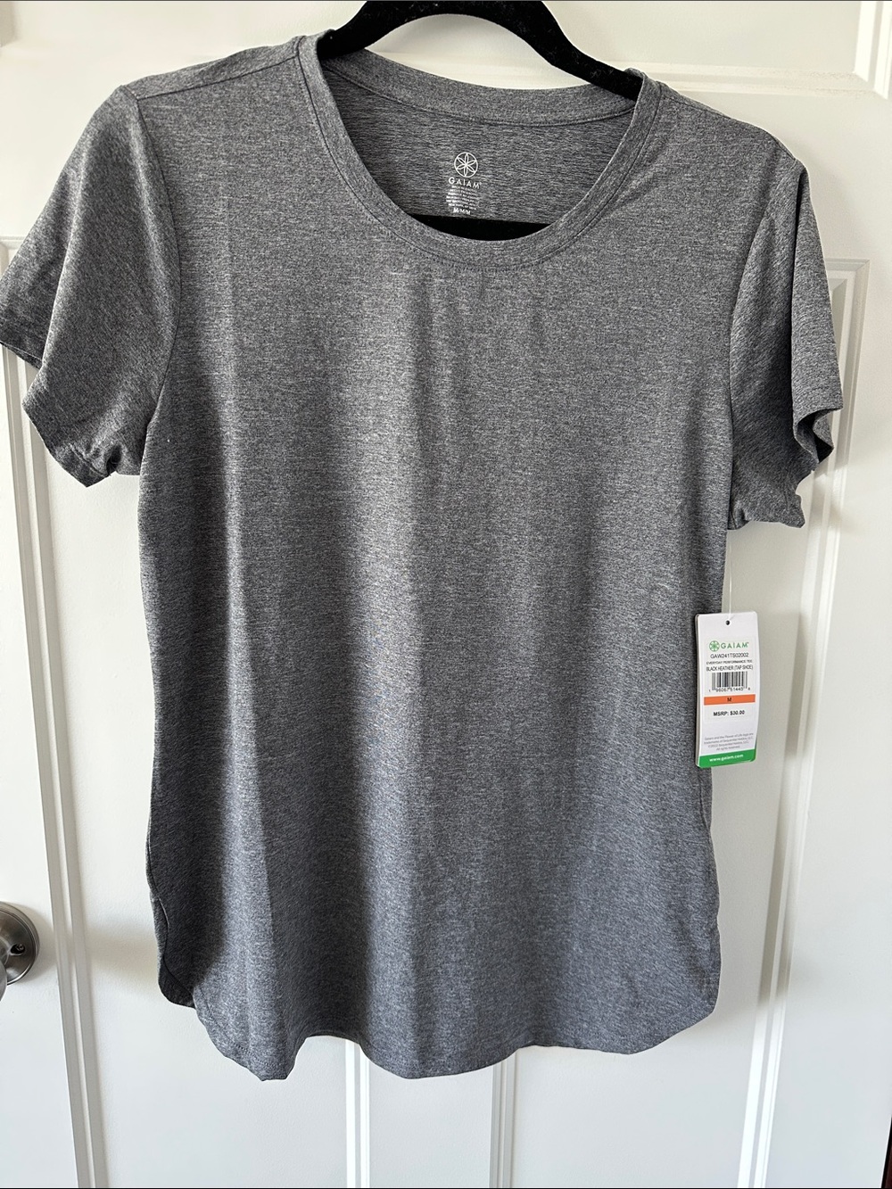 Gray Women’s Crew Neck Tee by GAIAM
